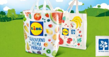 Kompanija Lidl Srbija je izbacila plastične kese za kupovinu iz upotrebe u celoj Srbiji Lidl kese